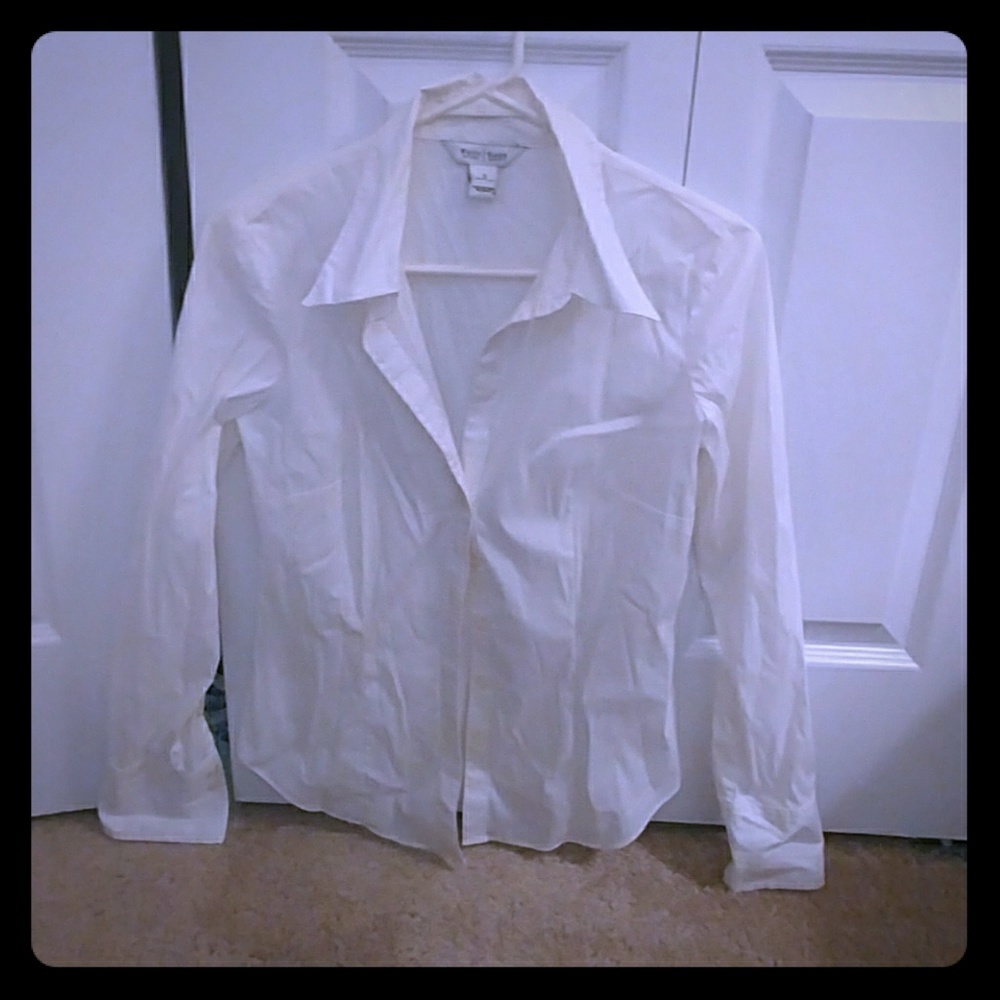White tailored blouse